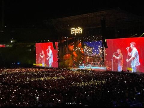 Estopa a l'Estadi Olímpic-escenari